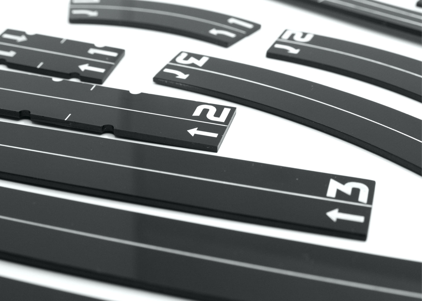 Manuever Templates & Rulers - X-wing-Compatible Complete Set