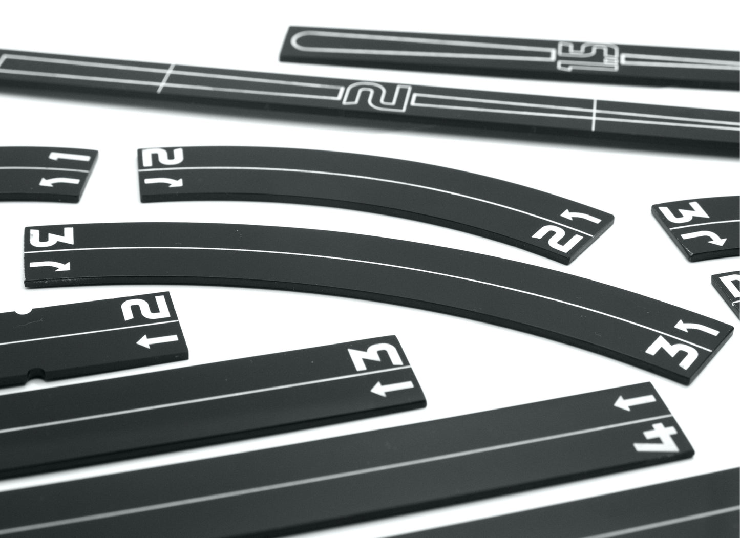 Manuever Templates & Rulers - X-wing-Compatible Complete Set