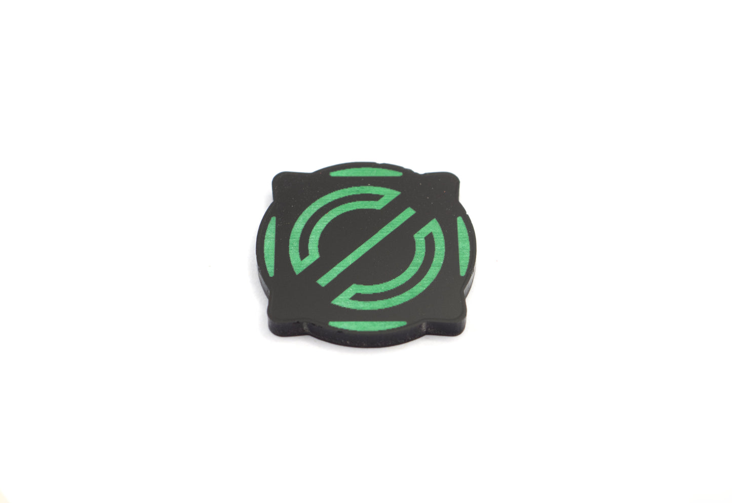 Objective Flip Token - Green/ Yellow (Single) (Compatible with multiple game systems)