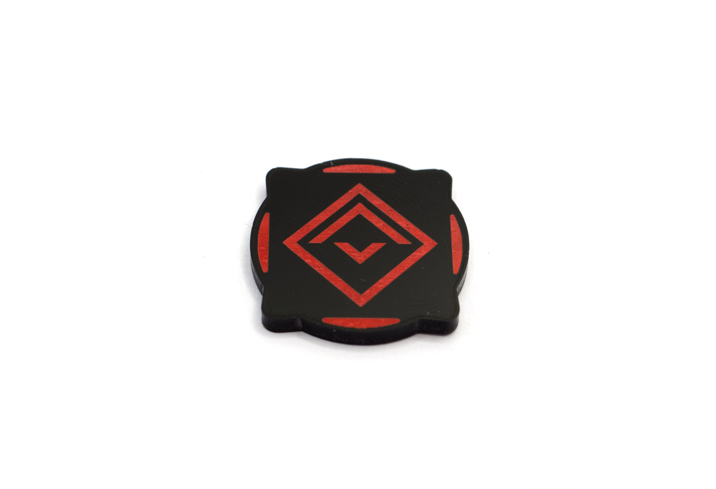 Objective Flip Token - Red/ Blue (Single) (Compatible with multiple game systems)