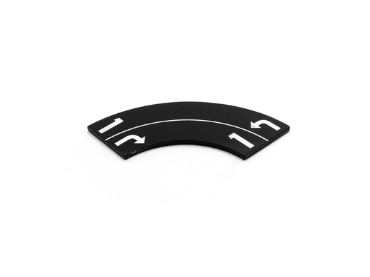 1-Turn Maneuver Template (Single) (X-wing Compatible)